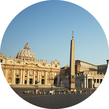 Cathedral of St Peters. St. Peter's Basilica, Vaticano, Italy, Rome