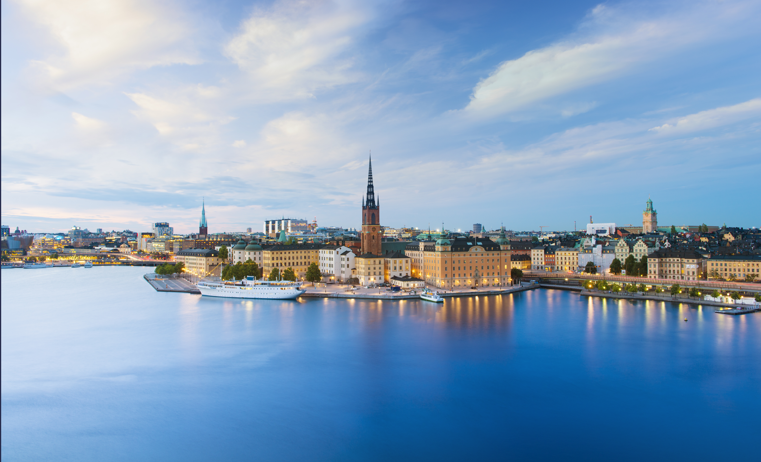 Still Waters With Reflections of the Riddarholmen Waterfront