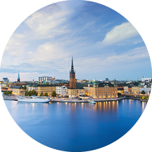 Still Waters With Reflections of the Riddarholmen Waterfront
