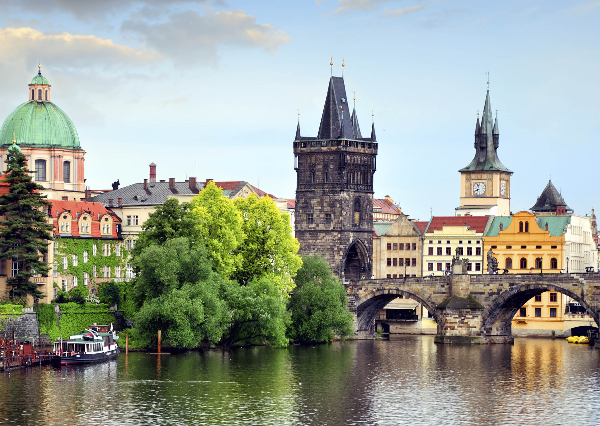 The Tower at Charles Bridge (Karluv Most), Prague, Czech Republic