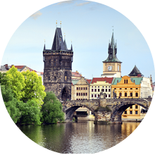 The Tower at Charles Bridge (Karluv Most), Prague, Czech Republic