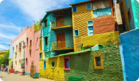 Colors of Caminito Buenos Aires
